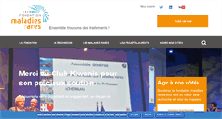 Desktop Screenshot of fondation-maladiesrares.org